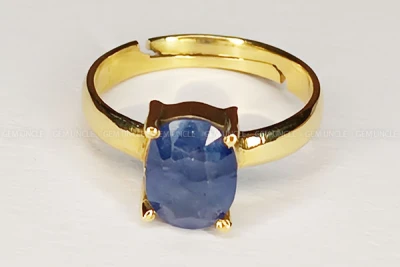 Neelam Ratna Ring Panchdhatu