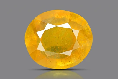 Yellow Sapphire Stone (Pukhraj Stone) Bangkok - 3.82 Ratti