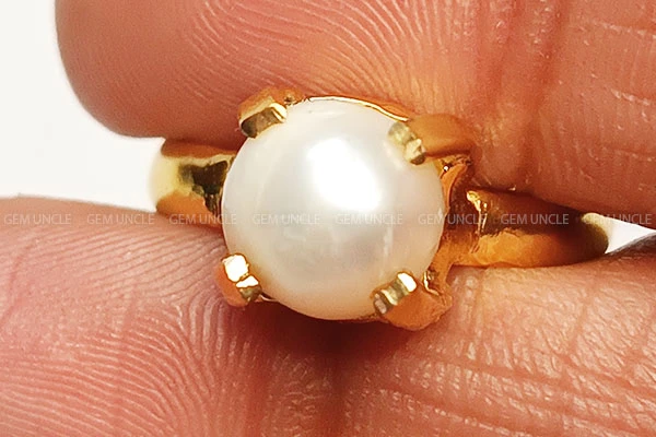 pearl stone ring panchdhatu