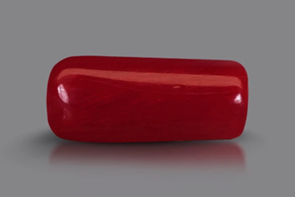 Red Coral Stone (Moonga Stone) Italy - 7.12 Ratti