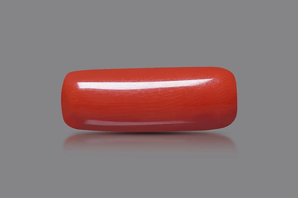 Red Coral Stone (Moonga Stone) Italy - 7.60 Ratti