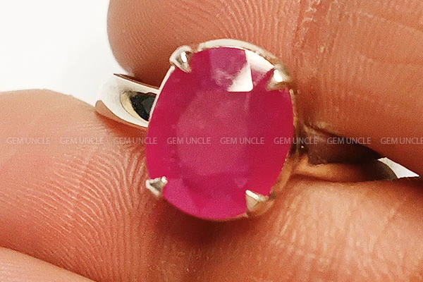 ruby gemstone ring