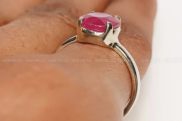 ruby stone ring