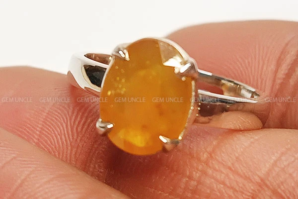 yellow sapphire ring