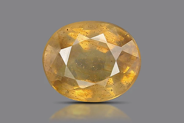 Yellow Sapphire Stone (Pukhraj Stone) Bangkok - 4.92 Ratti