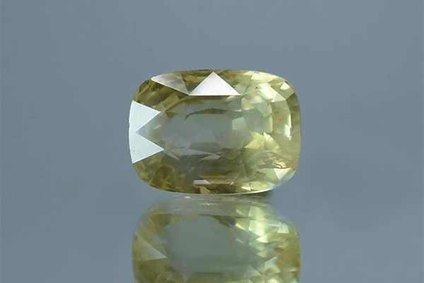 Yellow Sapphire Stone (Pukhraj Stone) Sri Lanka - 5.34 Ratti