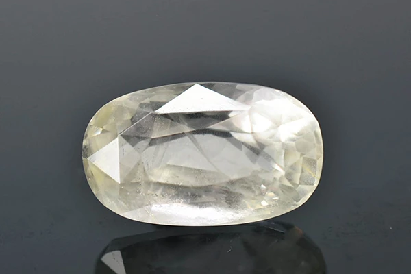 Yellow Sapphire Stone (Pukhraj Stone) Sri Lanka - 6.20 Ratti