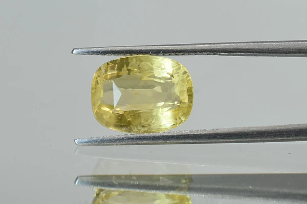 Yellow Sapphire Stone (Pukhraj Stone) Sri Lanka - 6.81 Ratti