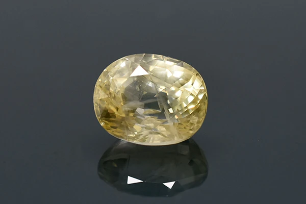 Yellow Sapphire Stone (Pukhraj Stone) Sri Lanka - 7.30 Ratti